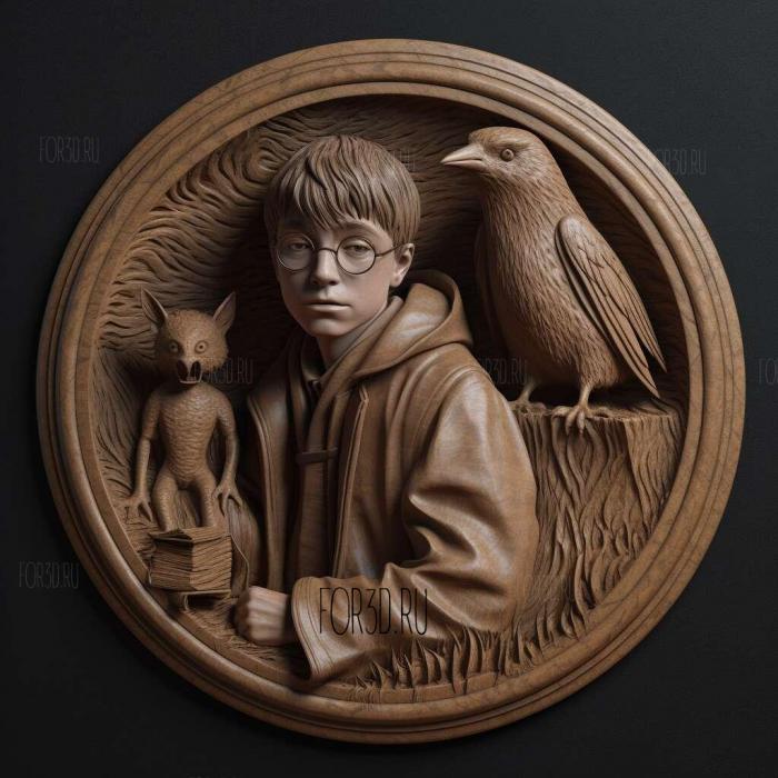 Harry Potter 2 stl model for CNC
